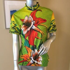 PRIMAL | Columbine Flower Plant Cycling Jersey / Bike Jersey